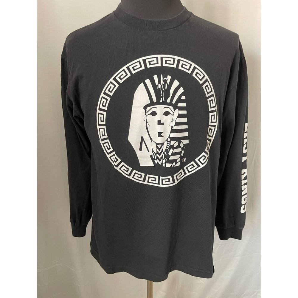 Last Kings Black/White Long Sleeve Graphic T-Shirt